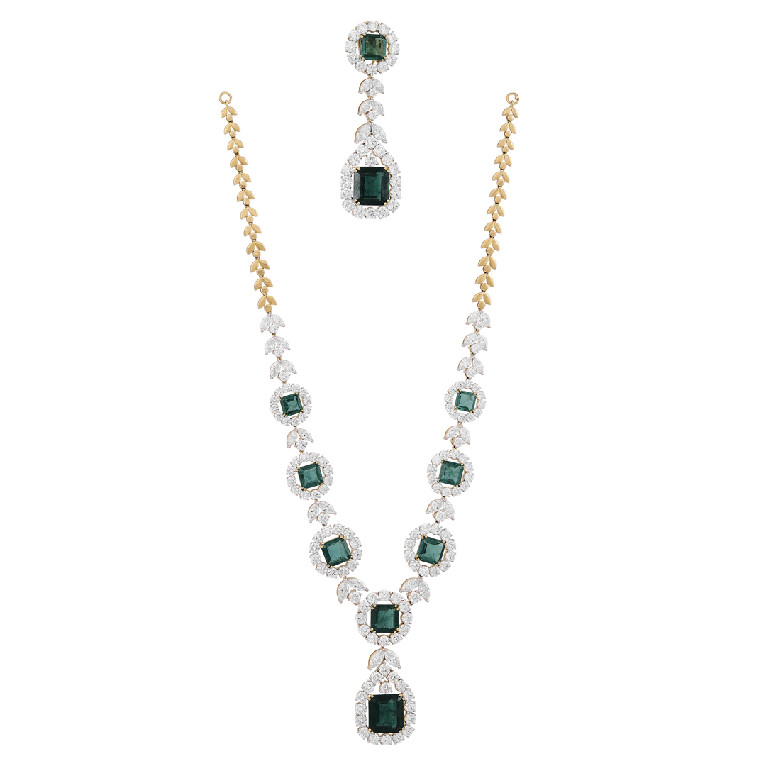 Luna Dew Diamond Necklace