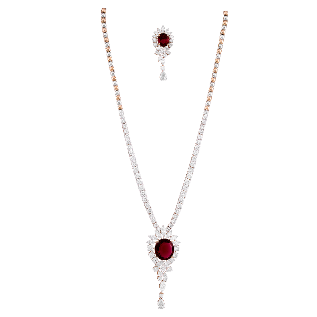 Regalia Drop Diamond Necklace