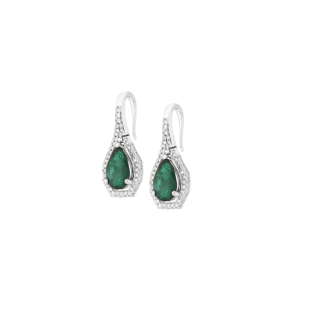 Elegance Drop Diamond Earrings