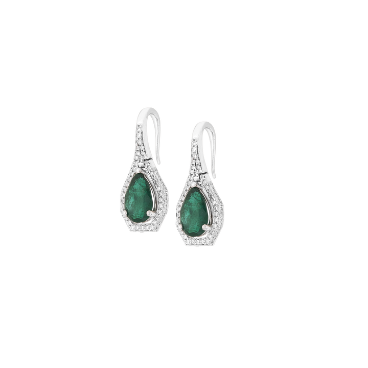 Elegance Drop Diamond Earrings