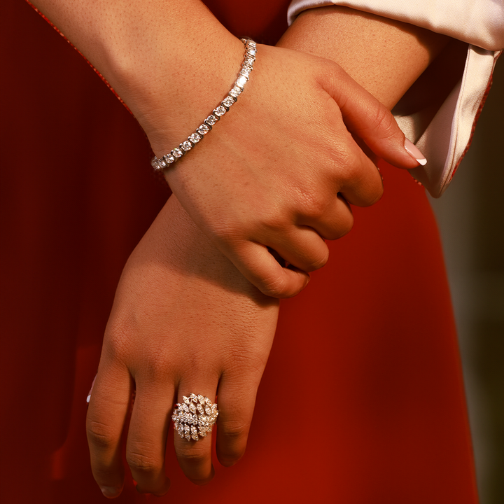 Starburst & Sparkle Ring