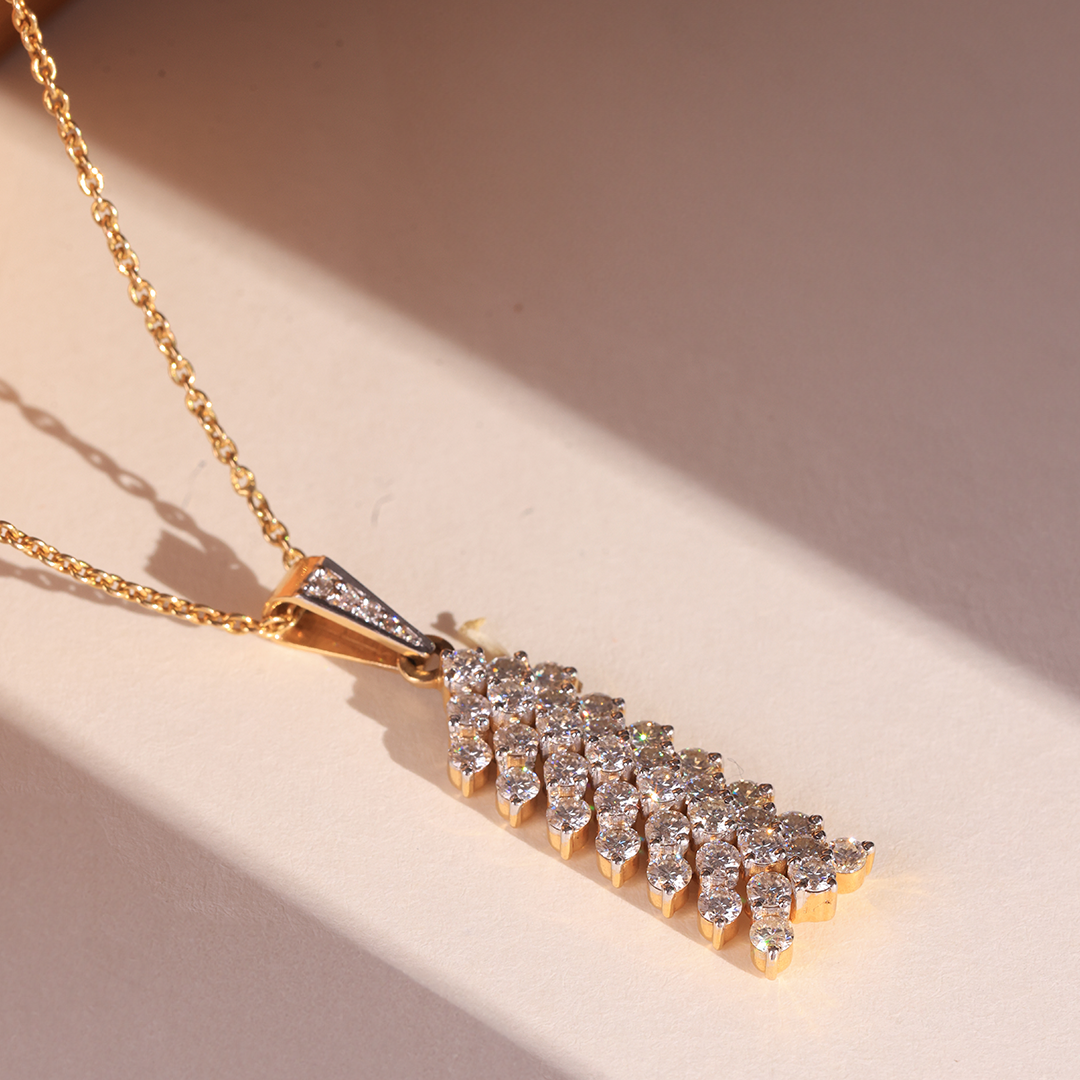 Cascading Brilliance Pendant