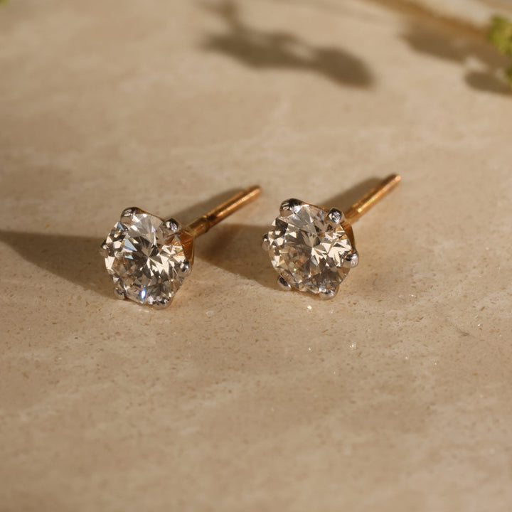 Simple 1 Carat Studs