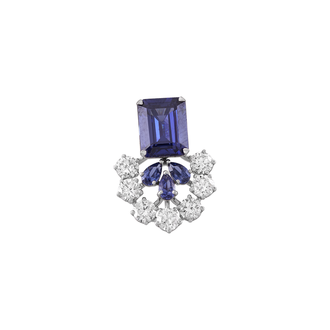 blue brilliance drop earrings