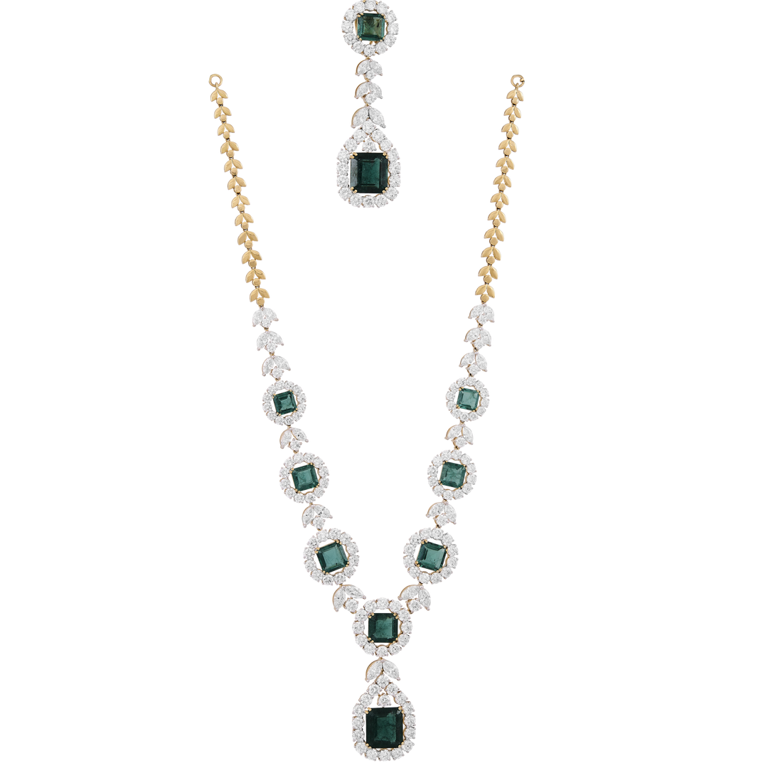 Luna Dew Diamond Necklace