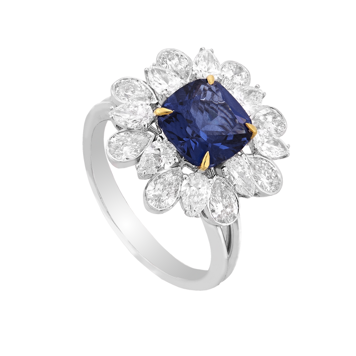 Azure Glow Ring