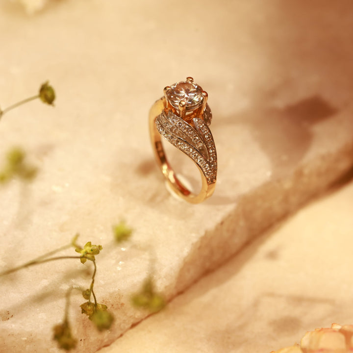 Eterna Glow 2 Carat Heavy Band Ring