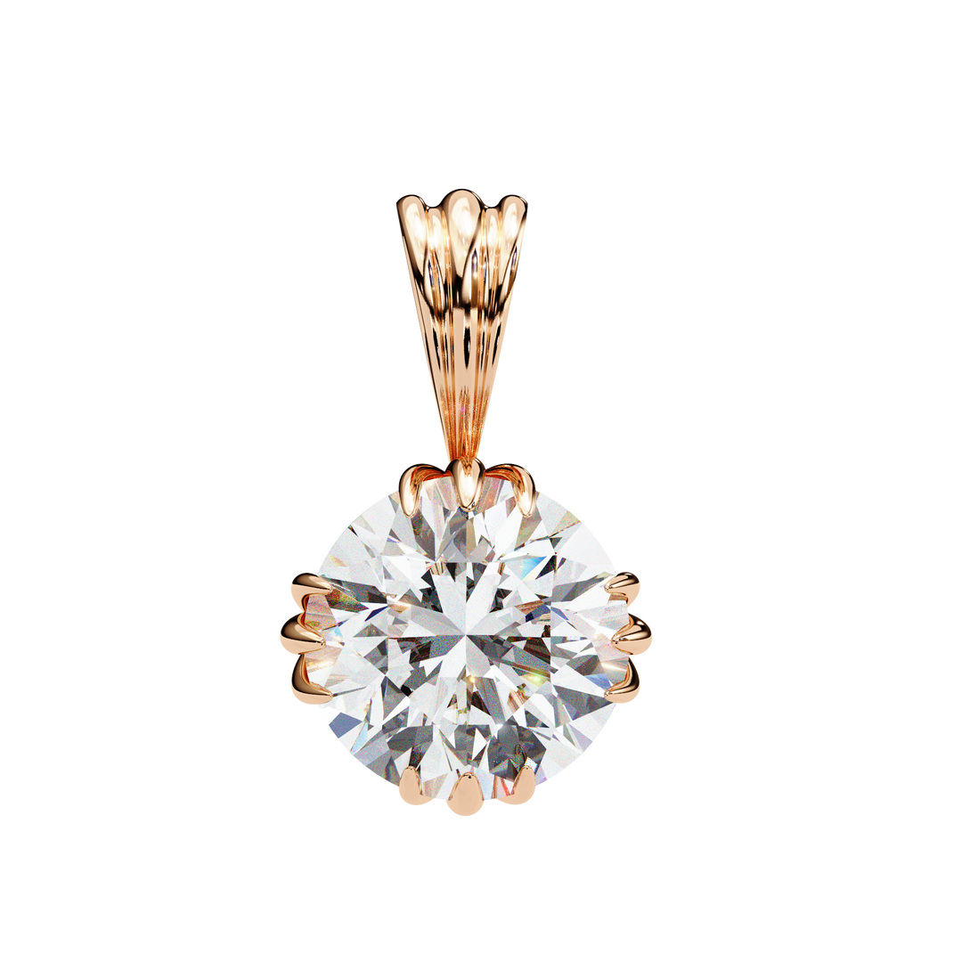 Halo Round Sparkle Pendant