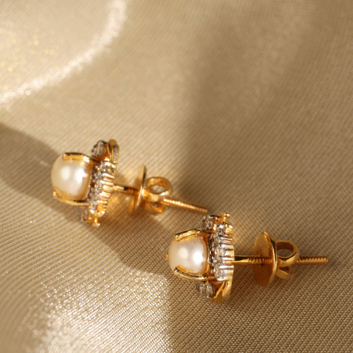 Blush Bloom studs