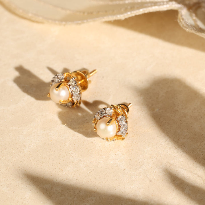 Blush Bloom studs