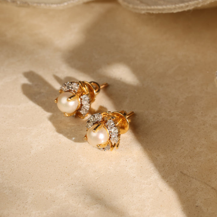 Blush Bloom studs