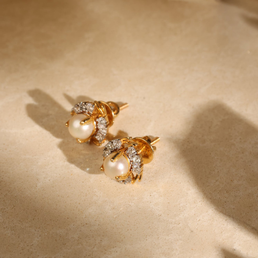 Blush Bloom studs