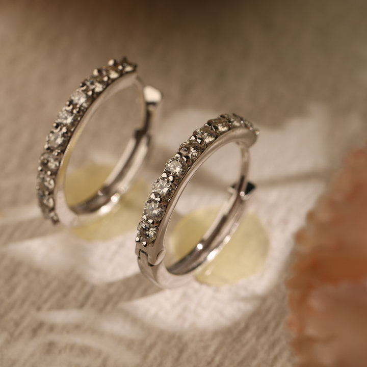 Shiny Swirl Jazzy Hoops