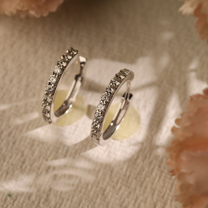 Shiny Swirl Jazzy Hoops