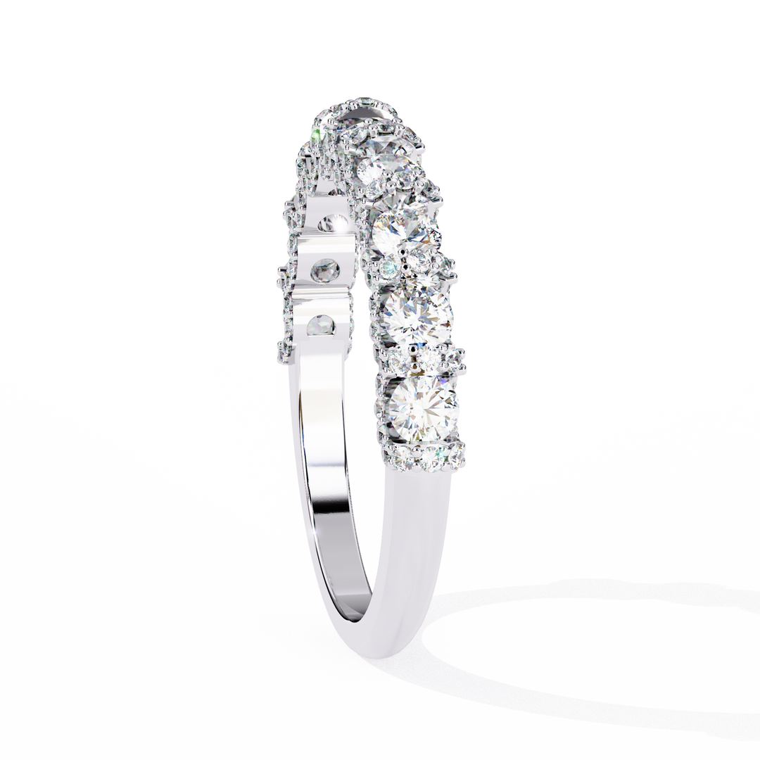 Illusion diamond band