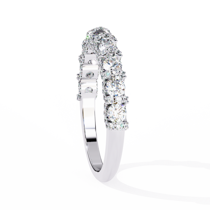 Illusion diamond band
