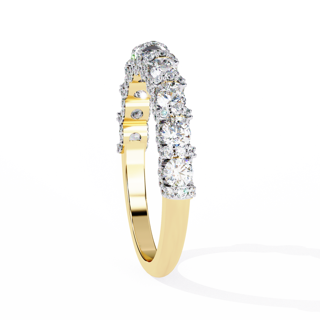 Illusion diamond band