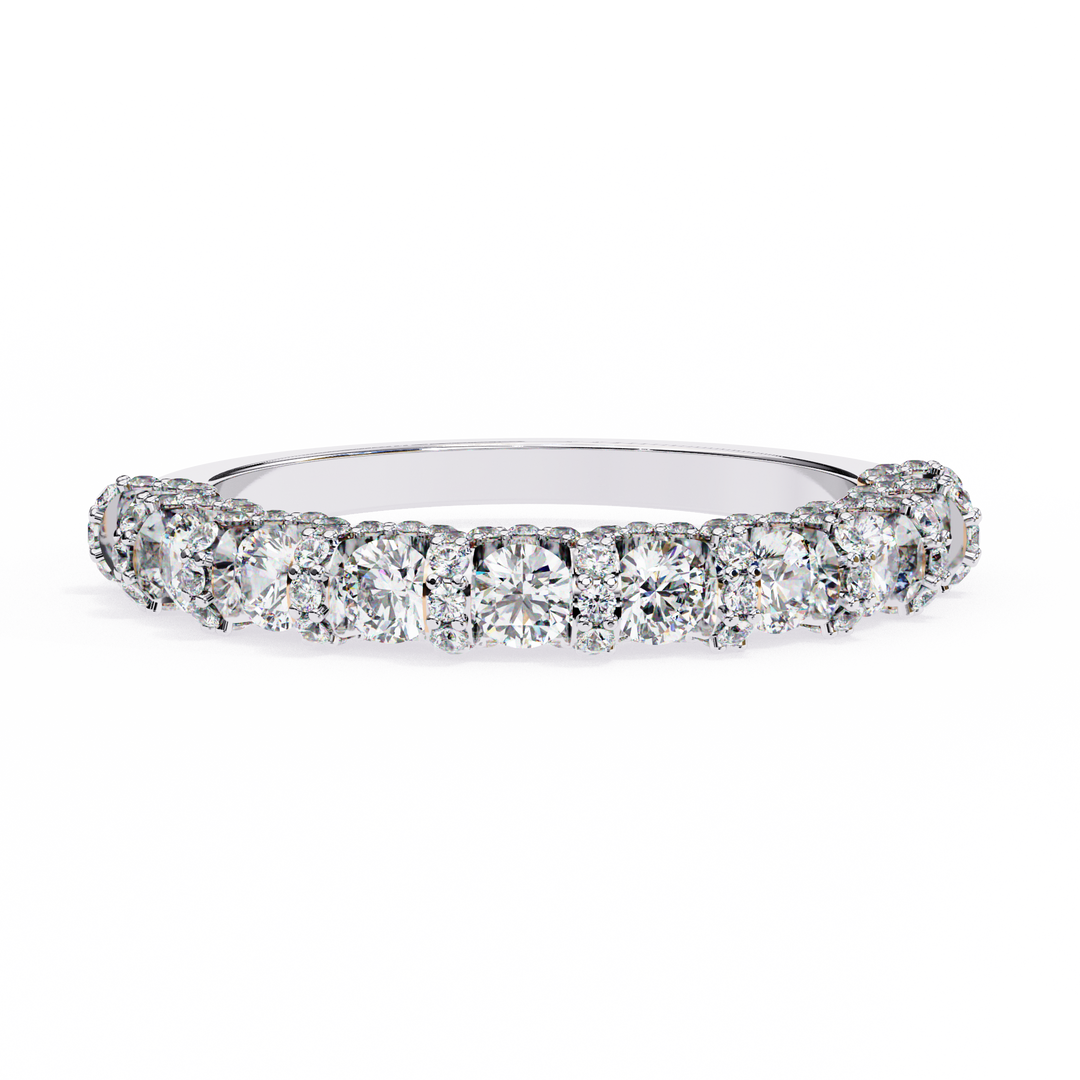 Illusion diamond band
