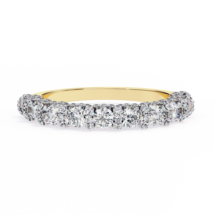 Illusion diamond band