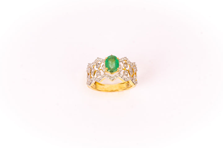 Emerald Bloom Ring
