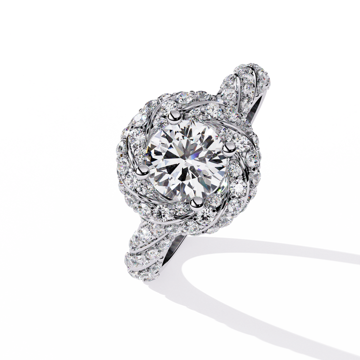 The Azure Embrace Ring