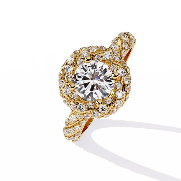 The Azure Embrace Ring