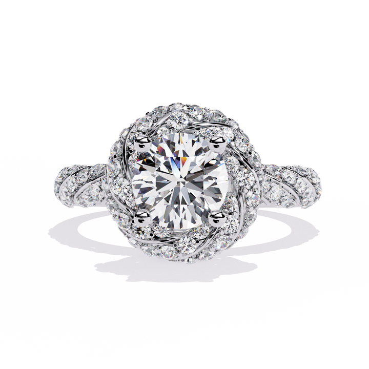 The Azure Embrace Ring
