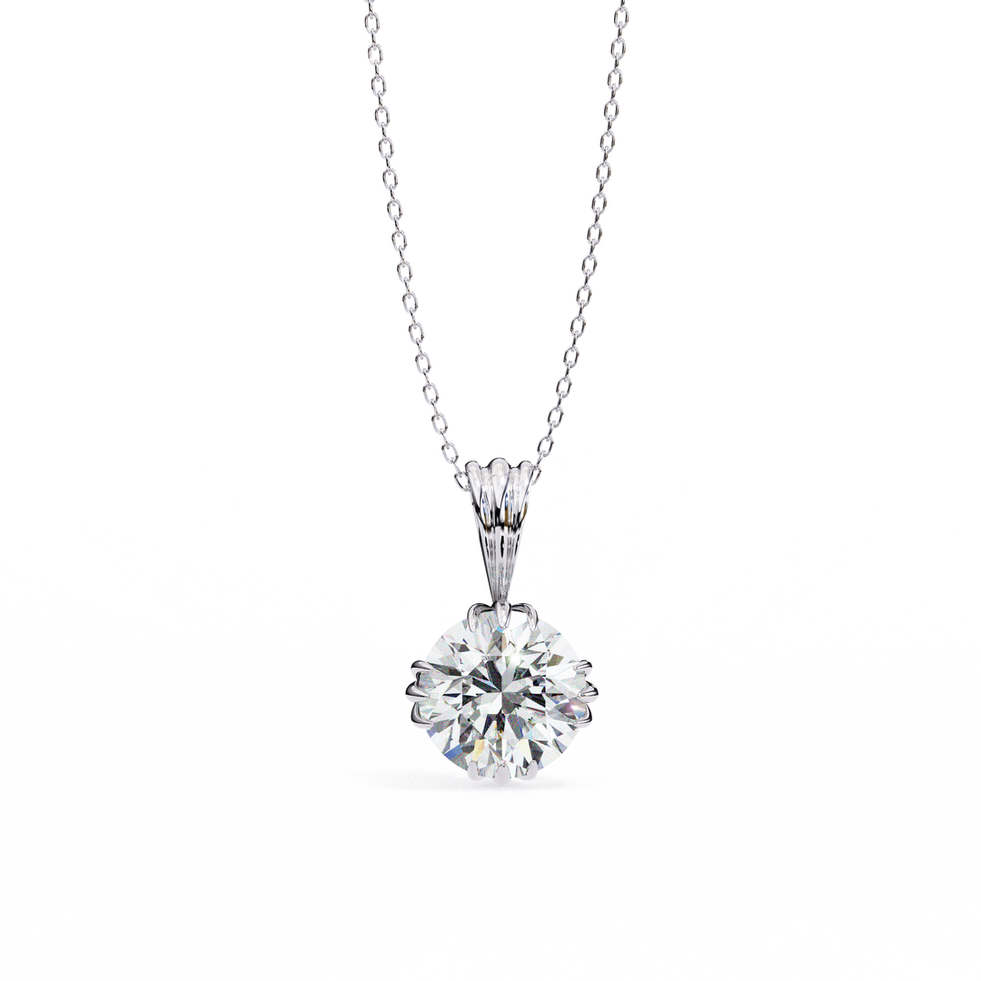 Halo Round Sparkle Pendant