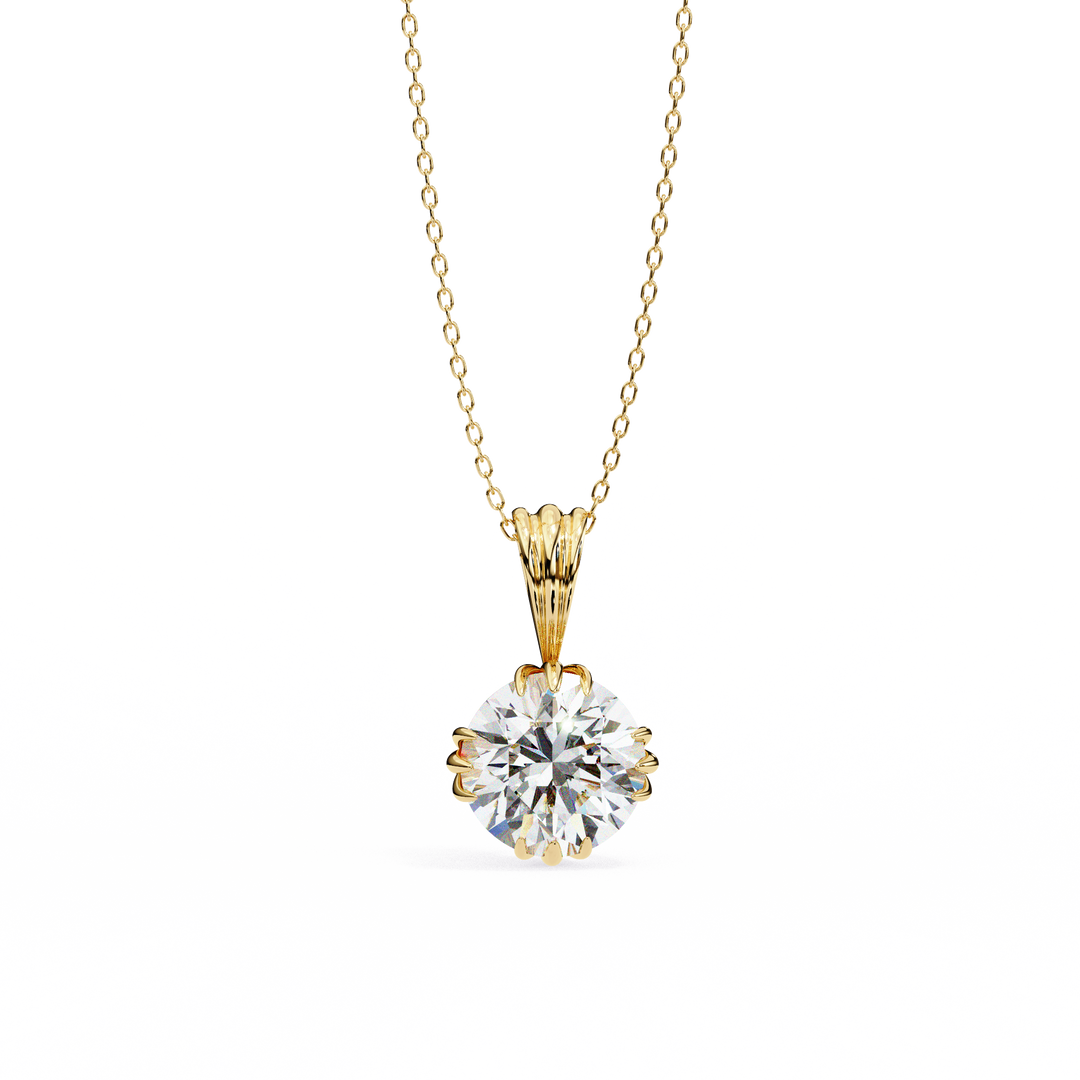 Halo Round Sparkle Pendant