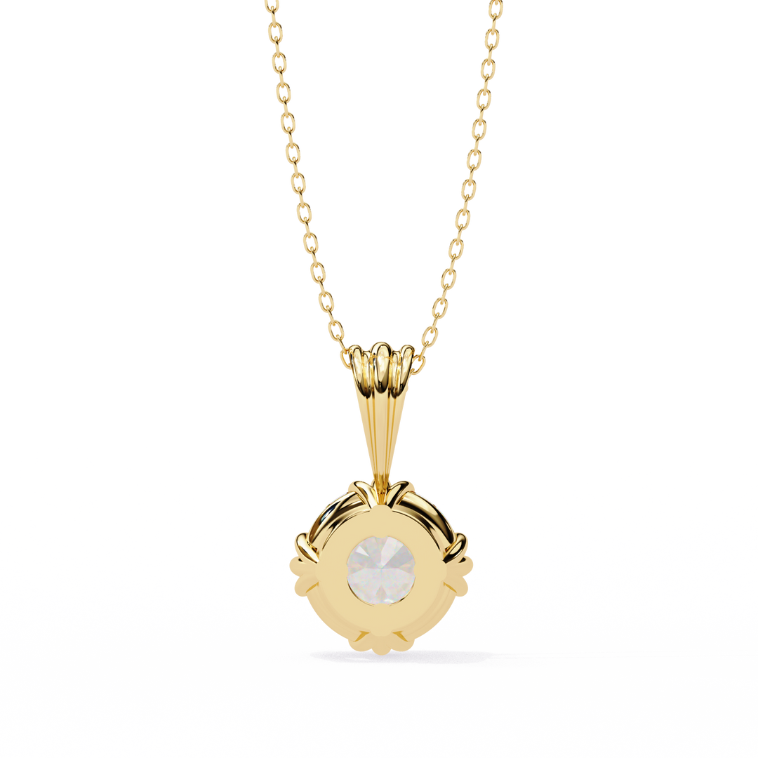 Halo Round Sparkle Pendant