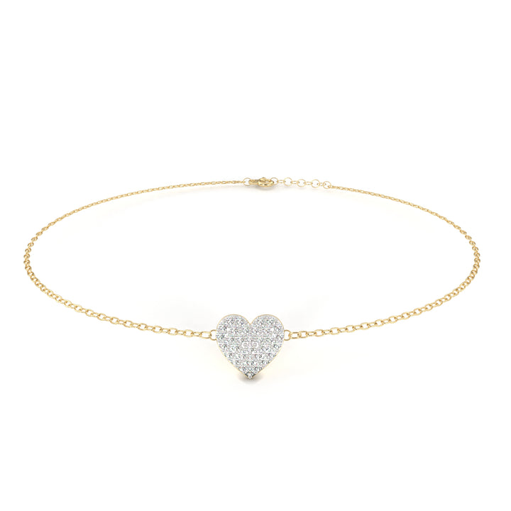 Luxe Love Diamond Heart Bracelet
