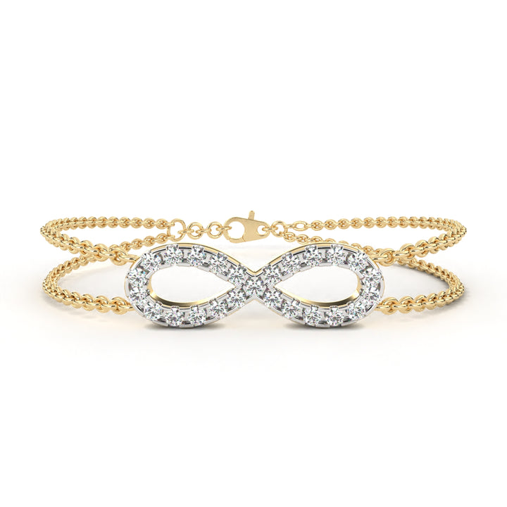 Twice the Love Infinity Bracelet