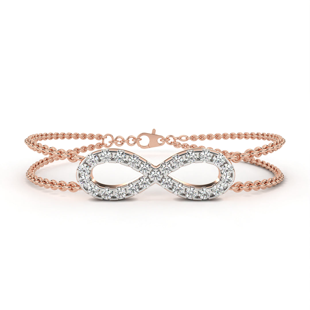 Twice the Love Infinity Bracelet