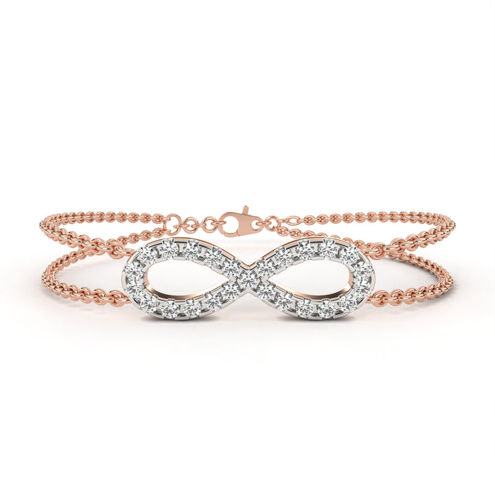 Twice the Love Infinity Bracelet