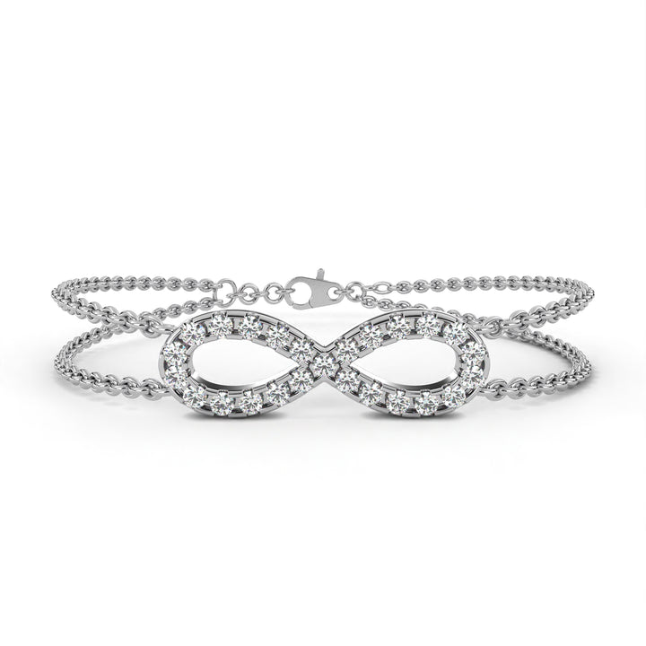 Twice the Love Infinity Bracelet