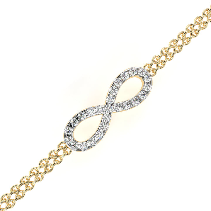 Twice the Love Infinity Bracelet