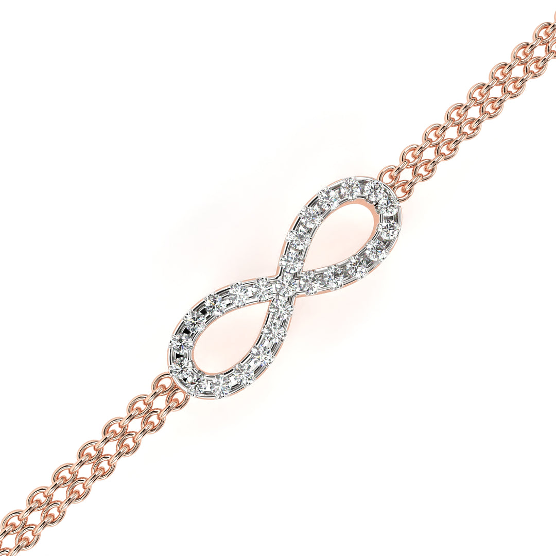 Twice the Love Infinity Bracelet