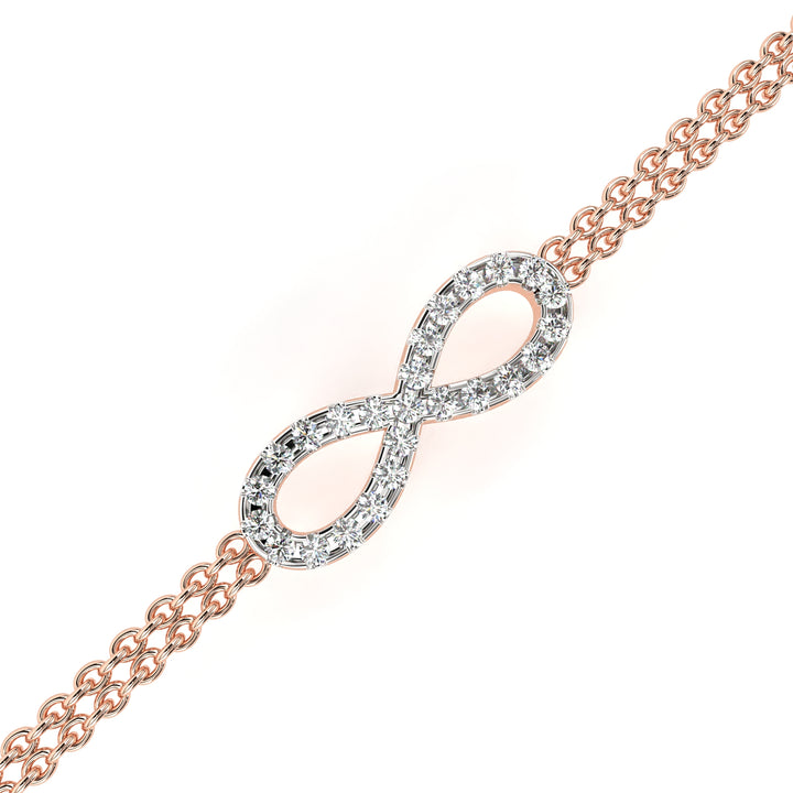 Twice the Love Infinity Bracelet