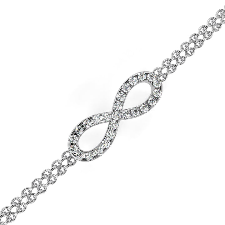 Twice the Love Infinity Bracelet