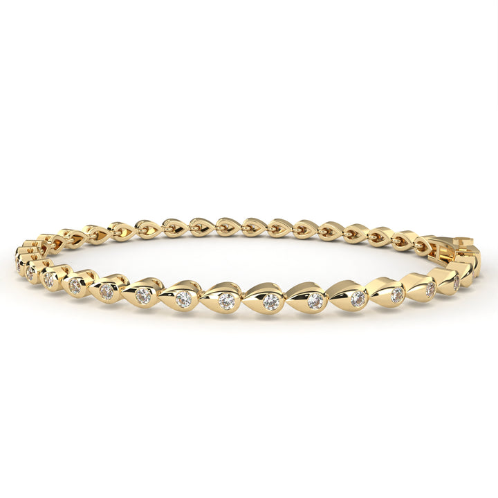 Golden Dew Diamond Bracelet