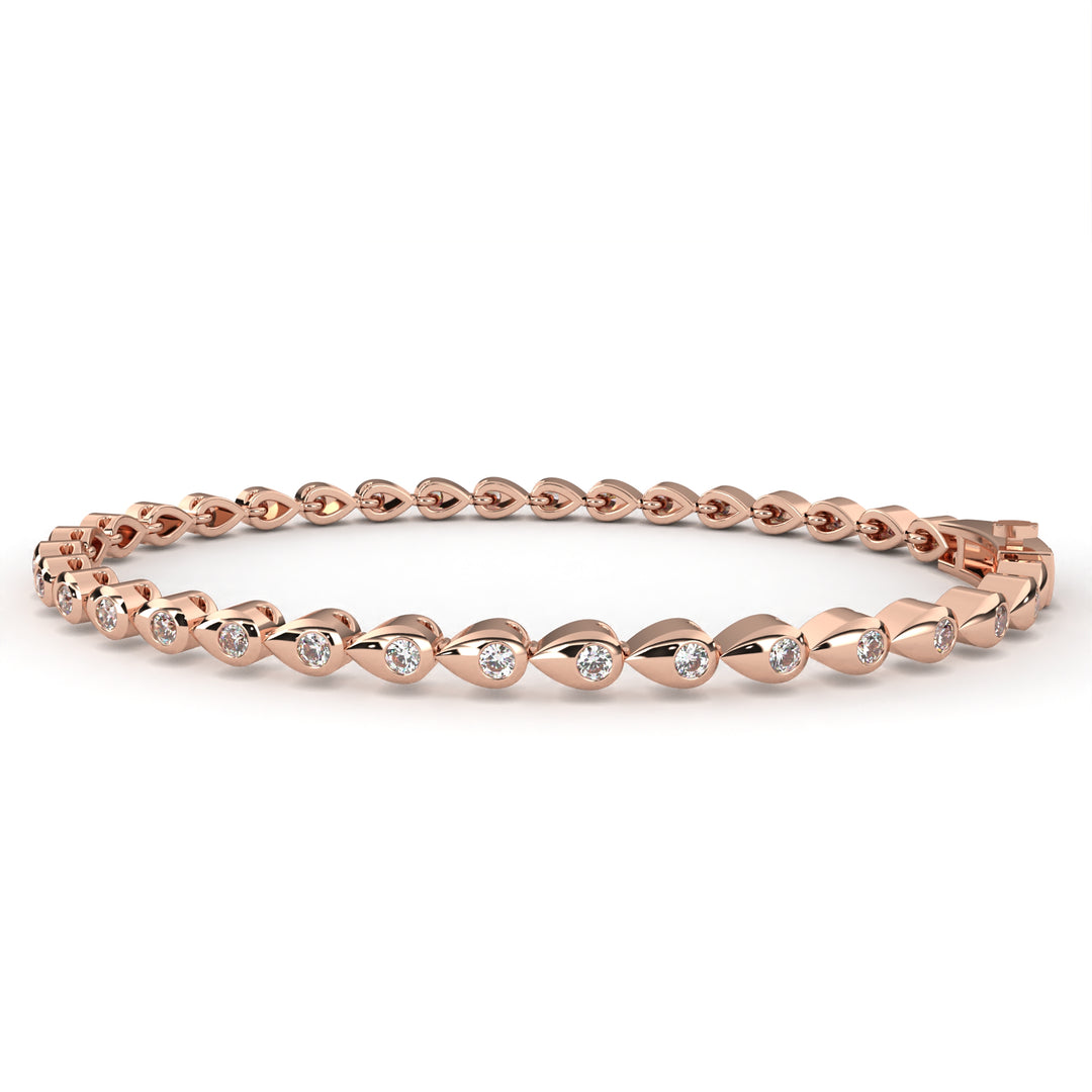 Golden Dew Diamond Bracelet