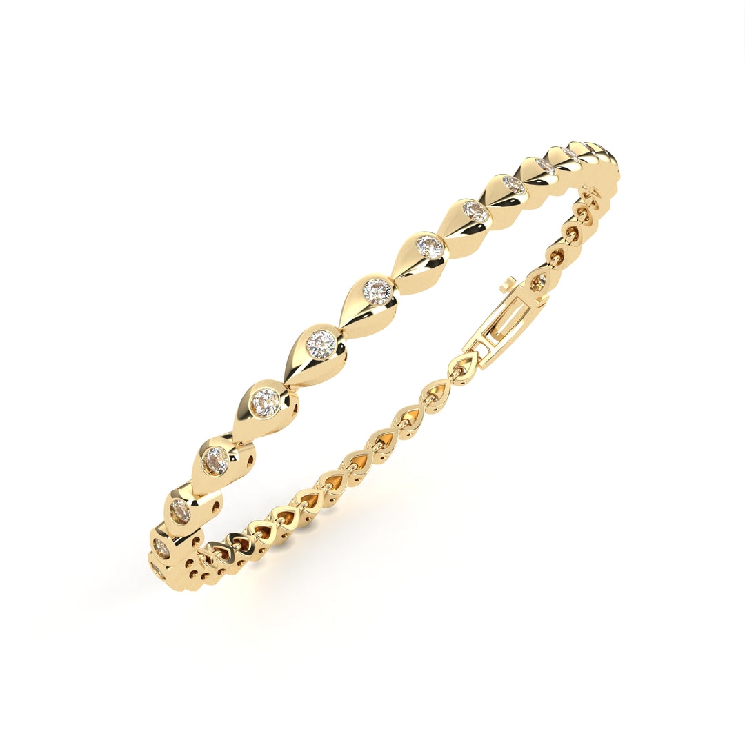 Golden Dew Diamond Bracelet