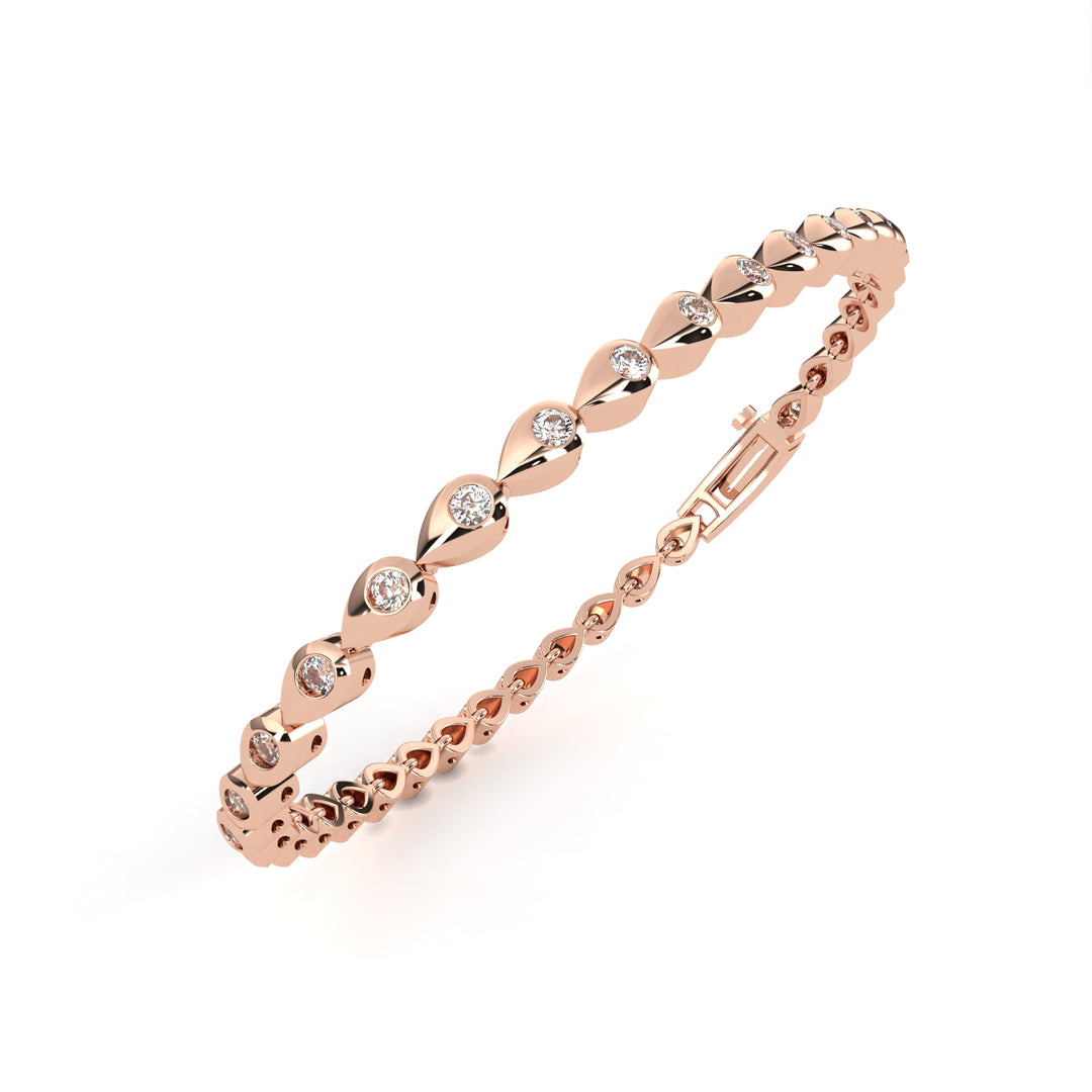 Golden Dew Diamond Bracelet