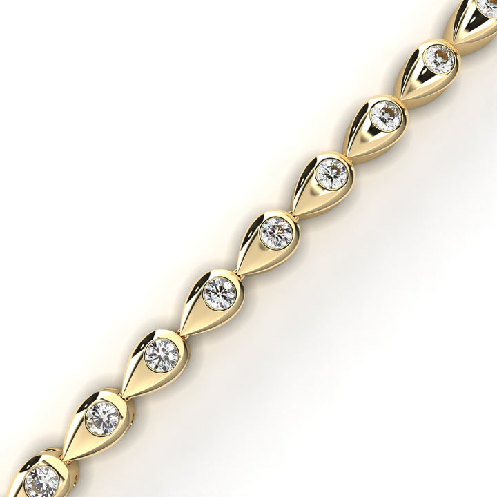 Golden Dew Diamond Bracelet