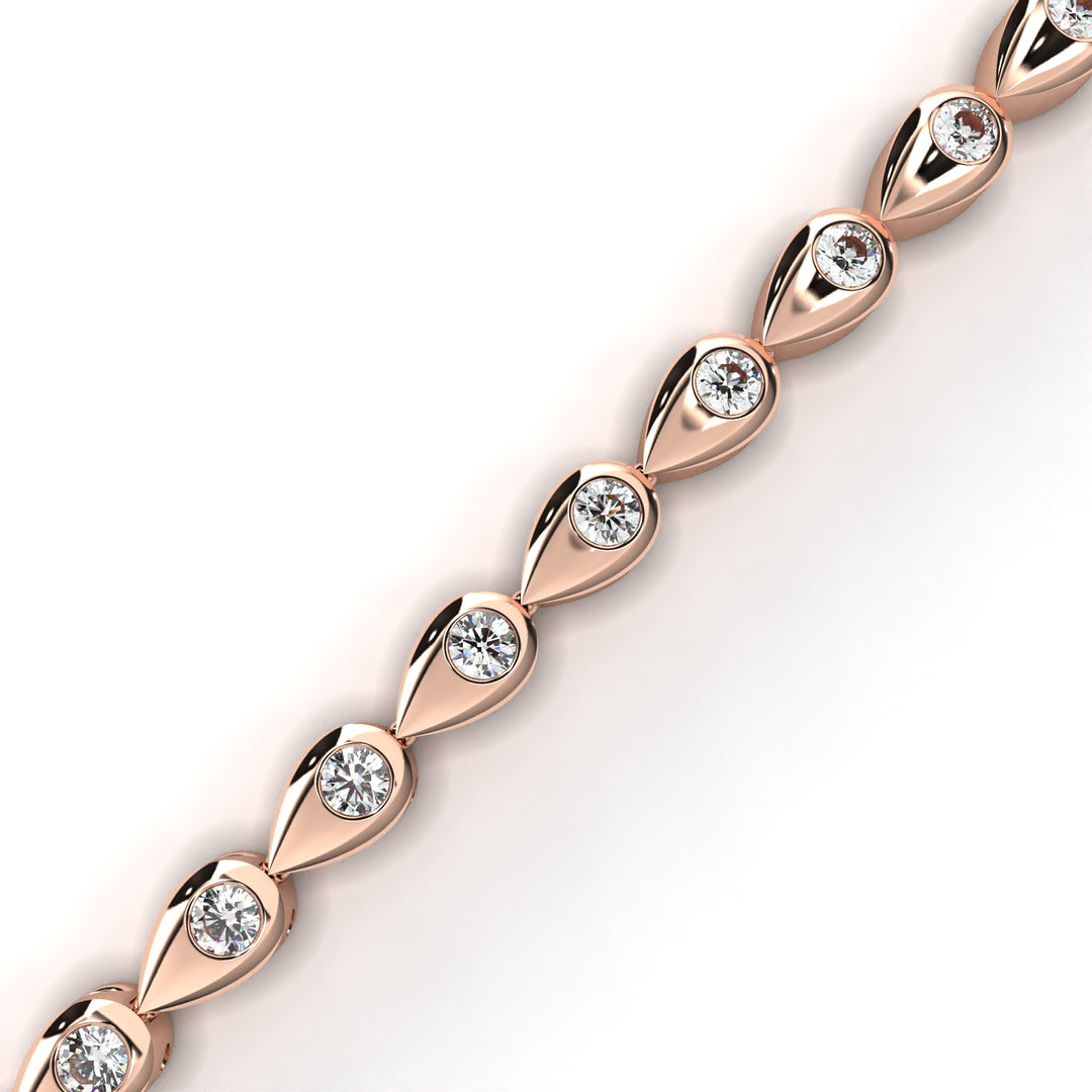 Golden Dew Diamond Bracelet