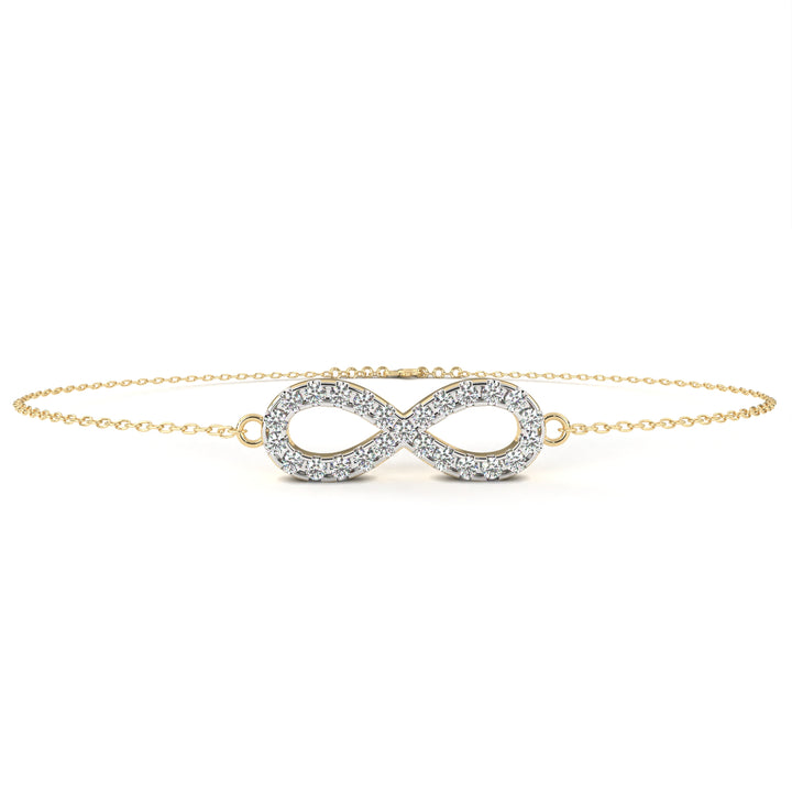 Endless Sparkle Infinity Bracelet