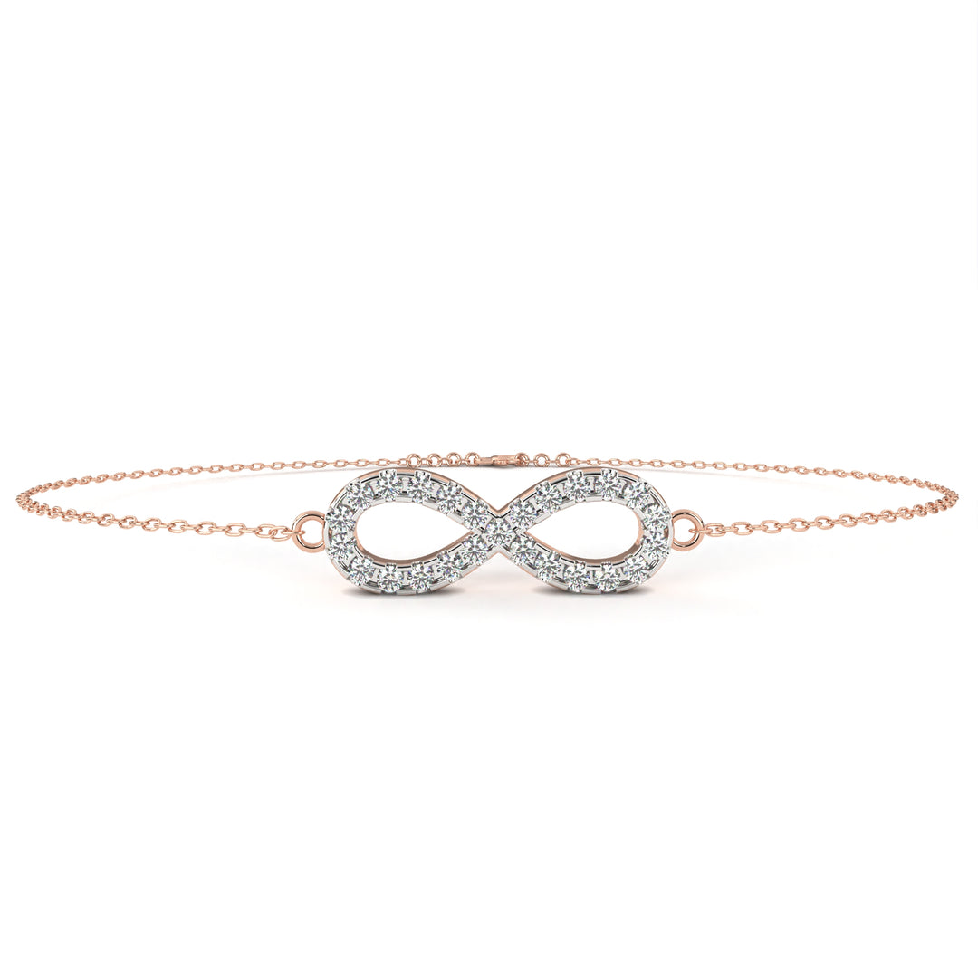 Endless Sparkle Infinity Bracelet