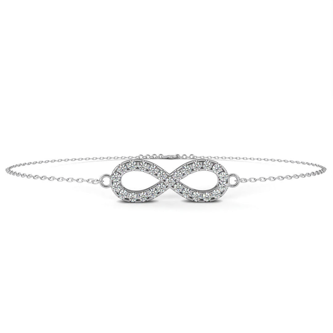 Endless Sparkle Infinity Bracelet