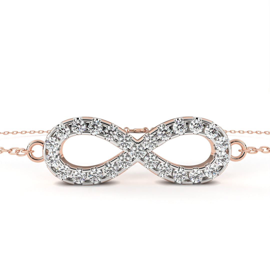 Endless Sparkle Infinity Bracelet
