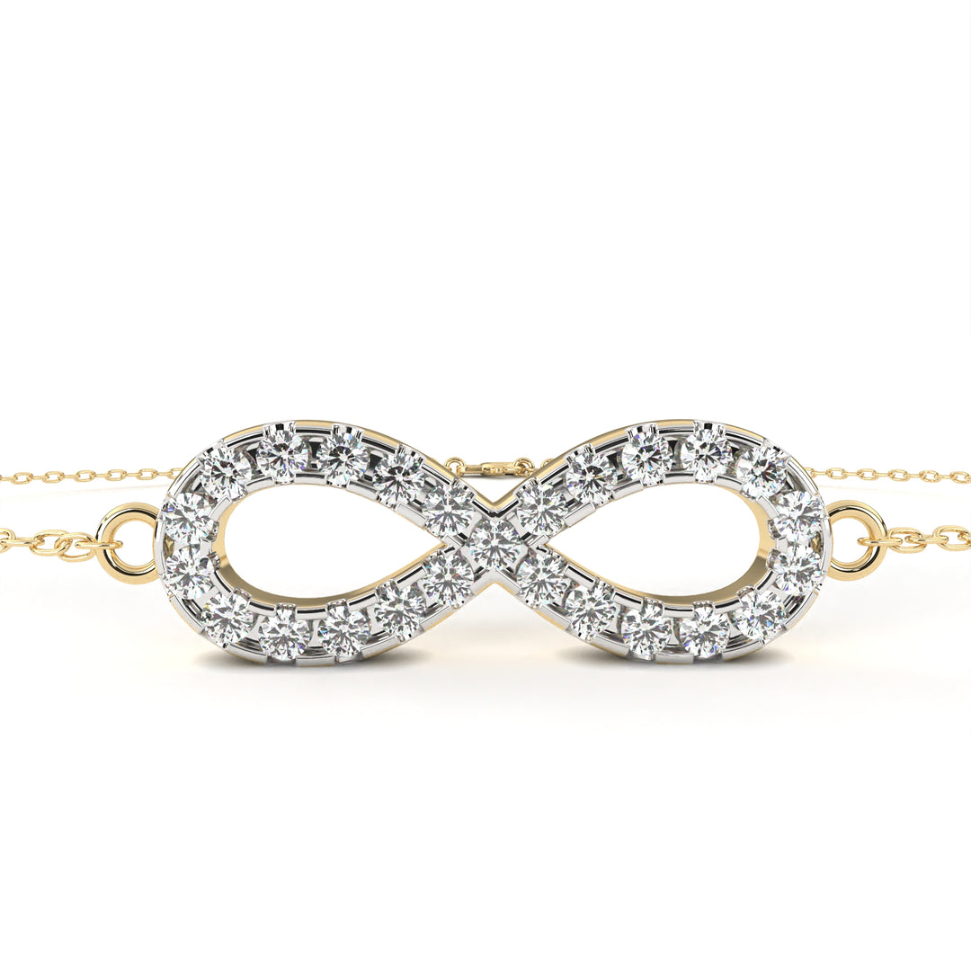 Endless Sparkle Infinity Bracelet